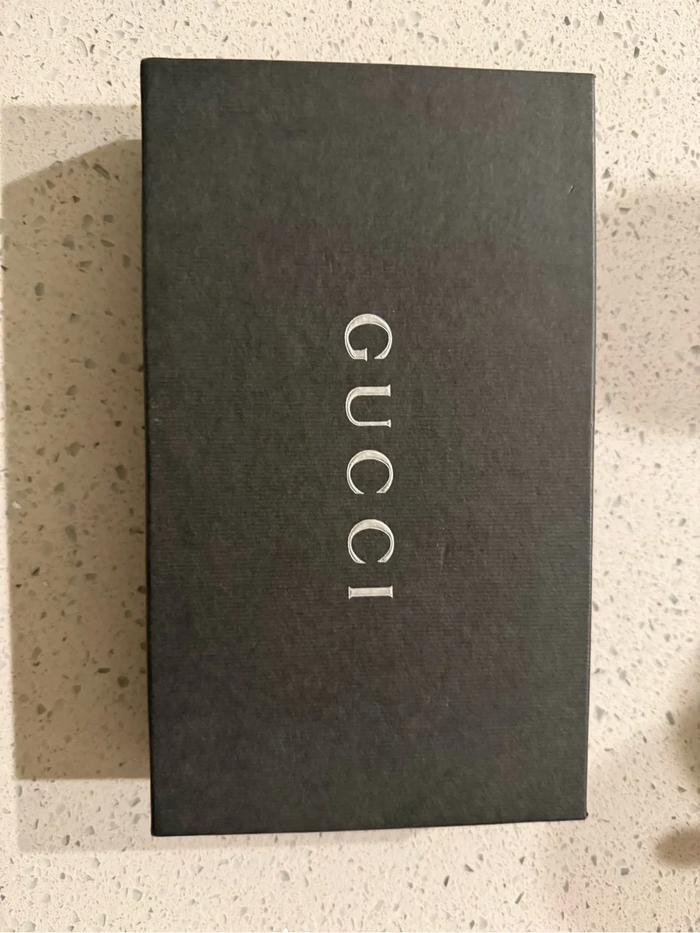 Authentic Gucci Black Textured Gift / Storage Box